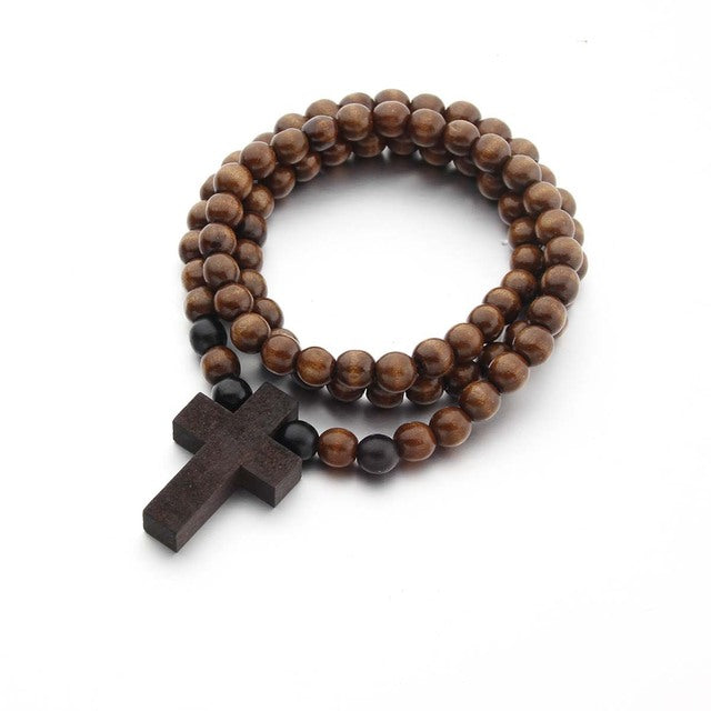 Wooden Cross Pendant