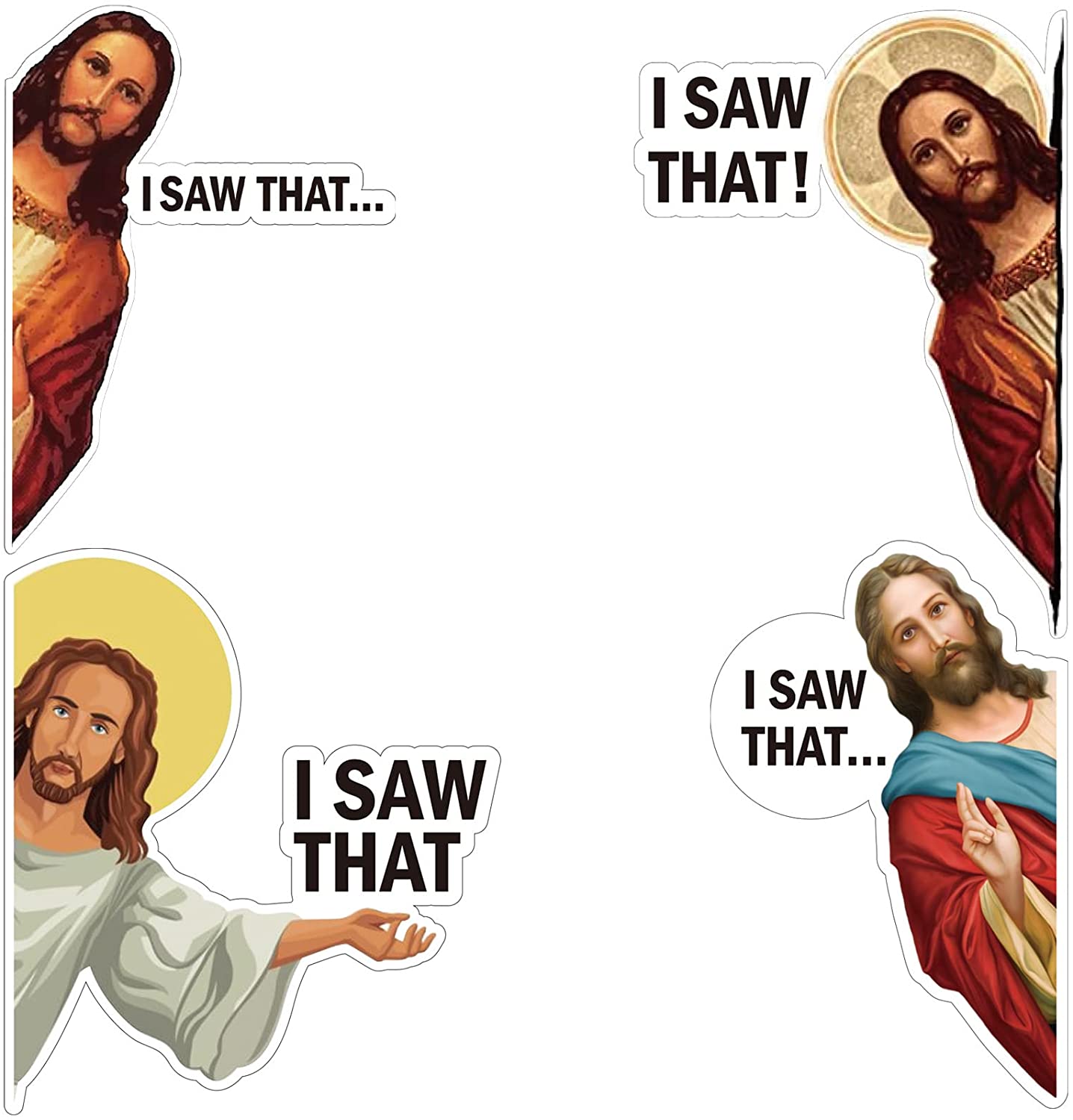 Jesus I Saw That | 10 Piece Stickers