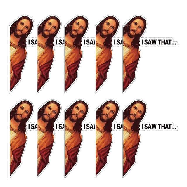 Jesus I Saw That | 10 Piece Stickers