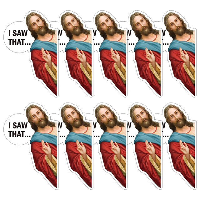 Jesus I Saw That | 10 Piece Stickers