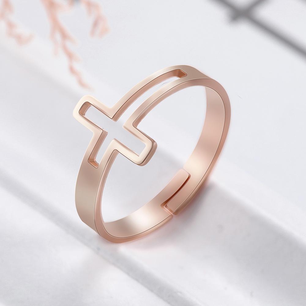 Cross Adjustable Ring