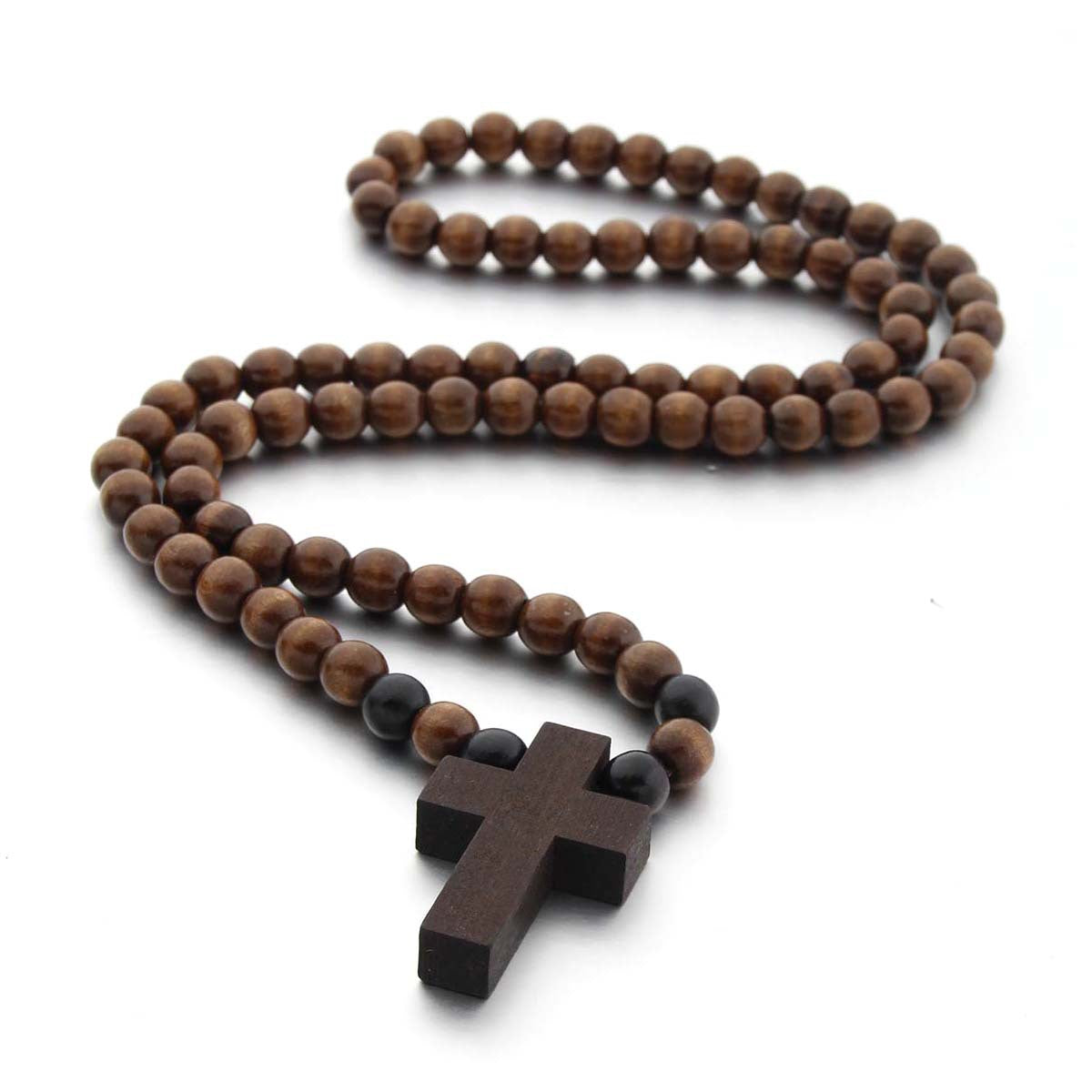 Wooden Cross Pendant