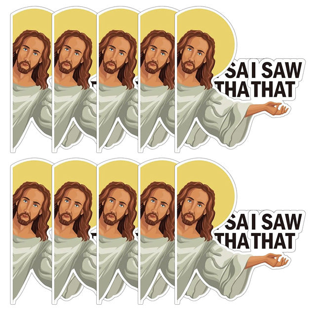 Jesus I Saw That |  10 Piece Stickers